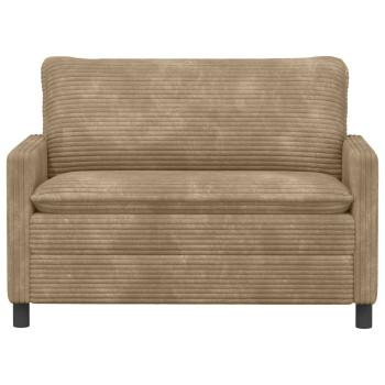 Sofa Taupe 126 x 81 x 87,5 cm Polyester