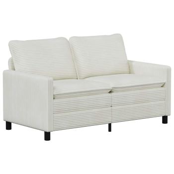 Sofa Creme 156 x 81 x 87,5 cm Polyester