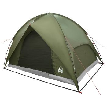 Campingzelt mit Regenhaube wasserdicht 3 Personen Olivgrün