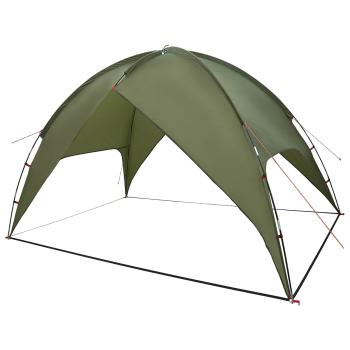 Campingzelt mit Regenhaube wasserdicht 4 Personen Olivgrün