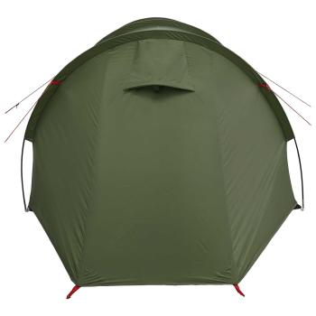 Tunnelzelt Olive Grün 410 x 175 x 105 cm Polyester und Stahl