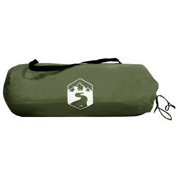 Tunnelzelt Olive Grün 410 x 175 x 105 cm Polyester und Stahl