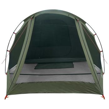 Hütten-Zelt 4 Personen Olivgrün Polyester und Stahl