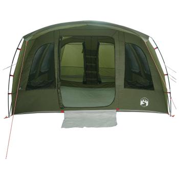 Tunnelzelt Olivgrün 435 x 320 x 187 cm Polyester und Stahl