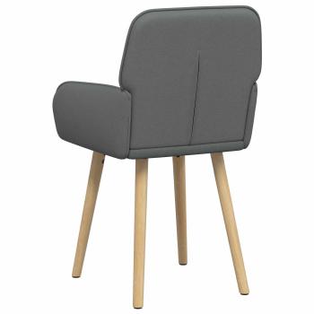 Esszimmerstühle 2 Stk. Stoff Dunkelgrau 56,5 x 50 x 87,5 cm