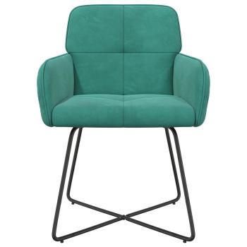 Esszimmerstühle 2 Stk. Samt Türkis 59 x 56,5 x 86 cm