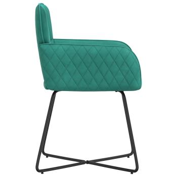 Esszimmerstühle 2 Stk. Samt Türkis 59 x 56,5 x 86 cm