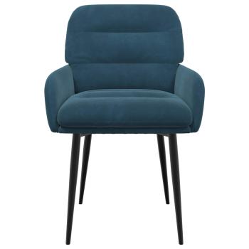 Esszimmerstühle 2 Stk. Samt Blau 59 x 59,5 x 90 cm