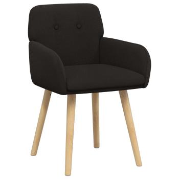 Esszimmerstühle 2 Stk. Bouclé Schwarz 59 x 57 x 85 cm