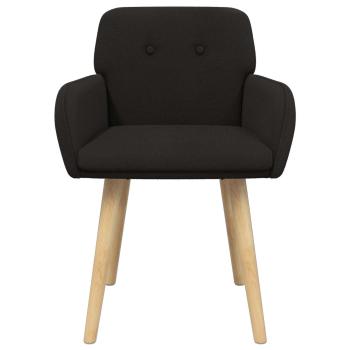Esszimmerstühle 2 Stk. Bouclé Schwarz 59 x 57 x 85 cm