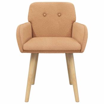 Esszimmerstühle 2 stk. Bouclé Beige 59 x 56,5 x 85 cm