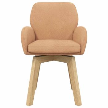 Drehstuhl Esszimmer 2 stk. Bouclé Beige 54 x 58 x 87 cm