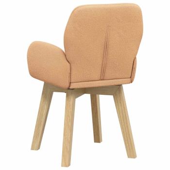 Drehstuhl Esszimmer 2 stk. Bouclé Beige 54 x 58 x 87 cm