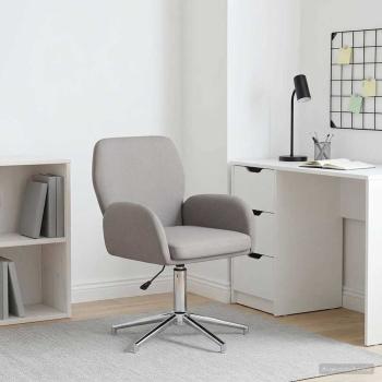 ARDEBO.de - Drehstuhl 54 x 58 x 90 cm Taupe Stoff