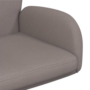 Drehstuhl 54 x 58 x 90 cm Taupe Stoff