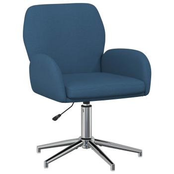 Drehstuhl 54 x 58 x 90 cm Blau Stoff