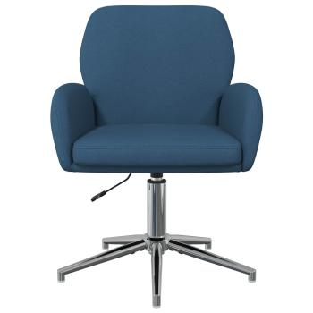 Drehstuhl 54 x 58 x 90 cm Blau Stoff