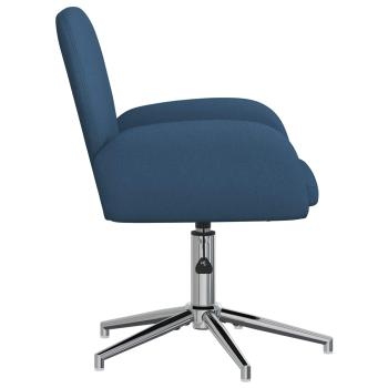 Drehstuhl 54 x 58 x 90 cm Blau Stoff