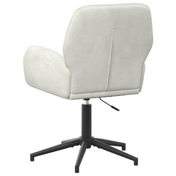 Drehstuhl 54 x 55 x 90 cm Creme Samt