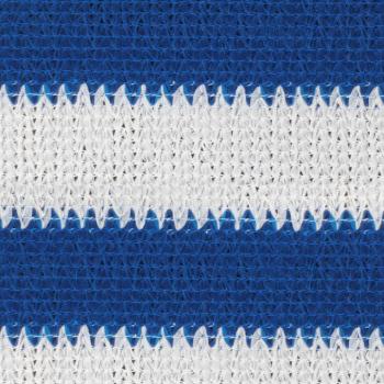 Außenrollo 90% UV-Block Blau-weiß gestreift 200 x 140 cm HDPE
