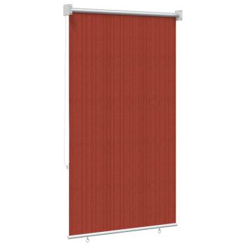 Außenrollo 90% UV-Block Terrakotta 80 x 140 cm HDPE