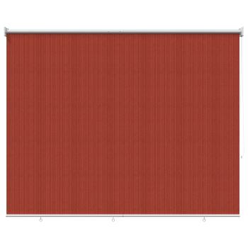 Außenrollo 90% UV-Block Terrakotta 200 x 140 cm HDPE