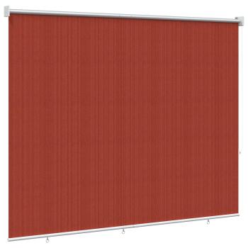 Außenrollo 90% UV-Block Terrakotta 200 x 140 cm HDPE