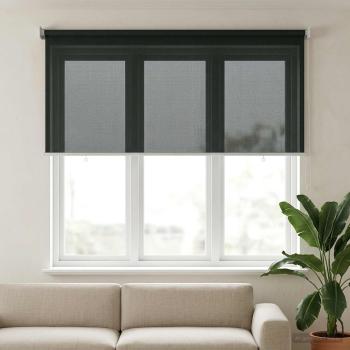 ARDEBO.de - Außenrollo 90% UV-Block Dunkelgrün 400 x 140 cm HDPE