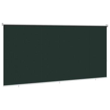 Außenrollo 90% UV-Block Dunkelgrün 400 x 140 cm HDPE
