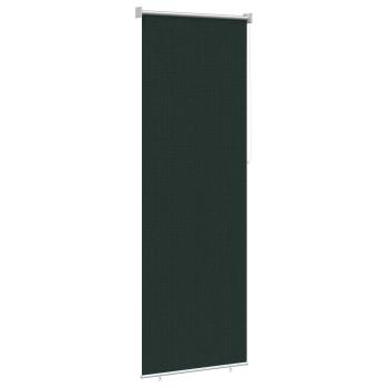 Außenrollo 90% UV-Block Dunkelgrün 80 x 230 cm HDPE