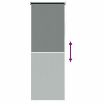Außenrollo 90% UV-Block Dunkelgrün 80 x 230 cm HDPE