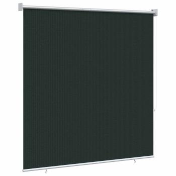 Außenrollo 90% UV-Block Dunkelgrün 160 x 230 cm HDPE