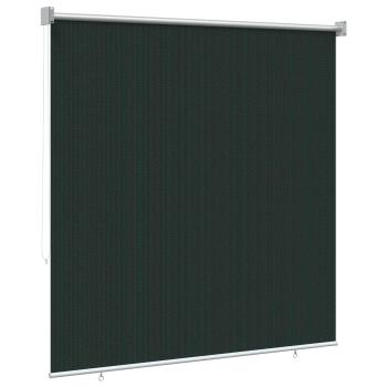 Außenrollo 90% UV-Block Dunkelgrün 160 x 230 cm HDPE