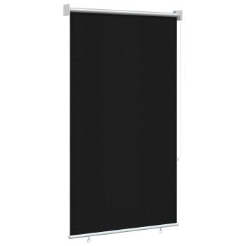 Außenrollo 90% UV-Block Schwarz 80 x 140 cm HDPE