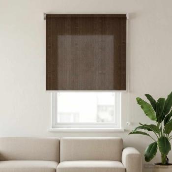 ARDEBO.de - Außenrollo 90% UV-Block Braun 60 x 140 cm HDPE