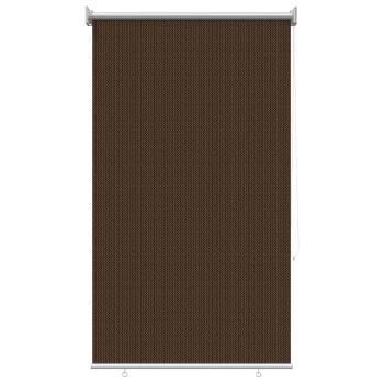 Außenrollo 90% UV-Block Braun 60 x 140 cm HDPE