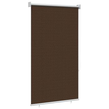 Außenrollo 90% UV-Block Braun 60 x 140 cm HDPE