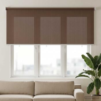 ARDEBO.de - Außenrollo 90% UV-Block Taupe 200 x 140 cm HDPE