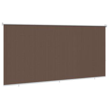 Außenrollo 90% UV-Block Taupe 240 x 140 cm HDPE