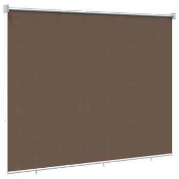 Außenrollo 90% UV-Block Taupe 140 x 230 cm HDPE