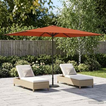 ARDEBO.de - Gartensonnenschirm 200 x 300 cm Polyester Rechtwinklig