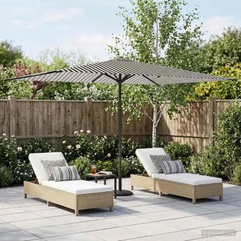ARDEBO.de - Gartensonnenschirm 200 x 300 cm Polyester Rechtwinklig