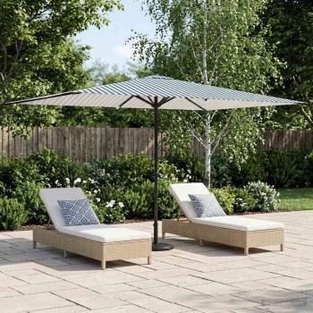 ARDEBO.de - Gartensonnenschirm 200 x 300 cm Polyester Rechtwinklig