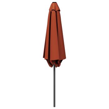Gartensonnenschirm 230 x 230 cm Polyester Rechtwinklig