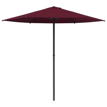 Gartensonnenschirm Rechteckig 2,3 x 2,3 m Polyester Bordeauxrot