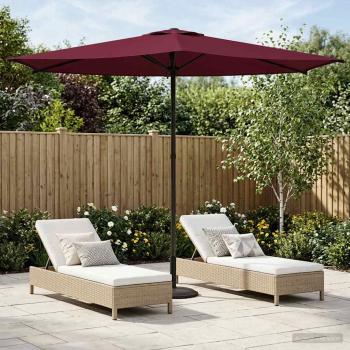 ARDEBO.de - Gartensonnenschirm 270 x 270 cm Polyester Rechtwinklig