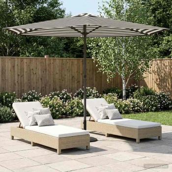 ARDEBO.de - Gartensonnenschirm 270 x 270 cm Polyester Rechtwinklig