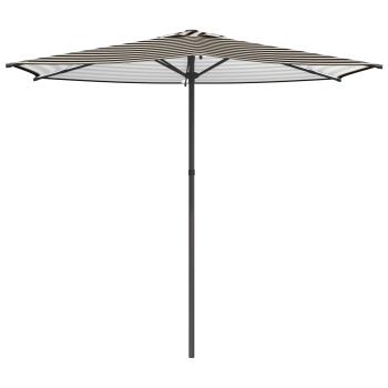 Gartensonnenschirm 270 x 270 cm Polyester Rechtwinklig