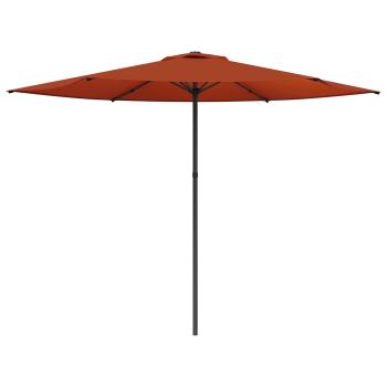 Gartensonnenschirm 300 x 300 cm Polyester Rechtwinklig