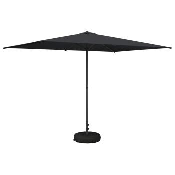 Garten-Schirm mit Fuß 200 x 300 cm Polyester Rechtwinklig